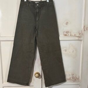 Universal Thread Olive High RiseWide Leg Jeans